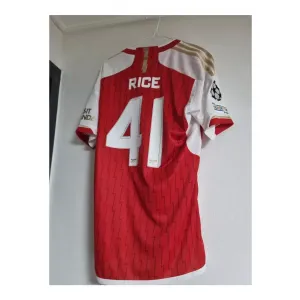 23-24 아스날 홈 유니폼 라이스 마킹